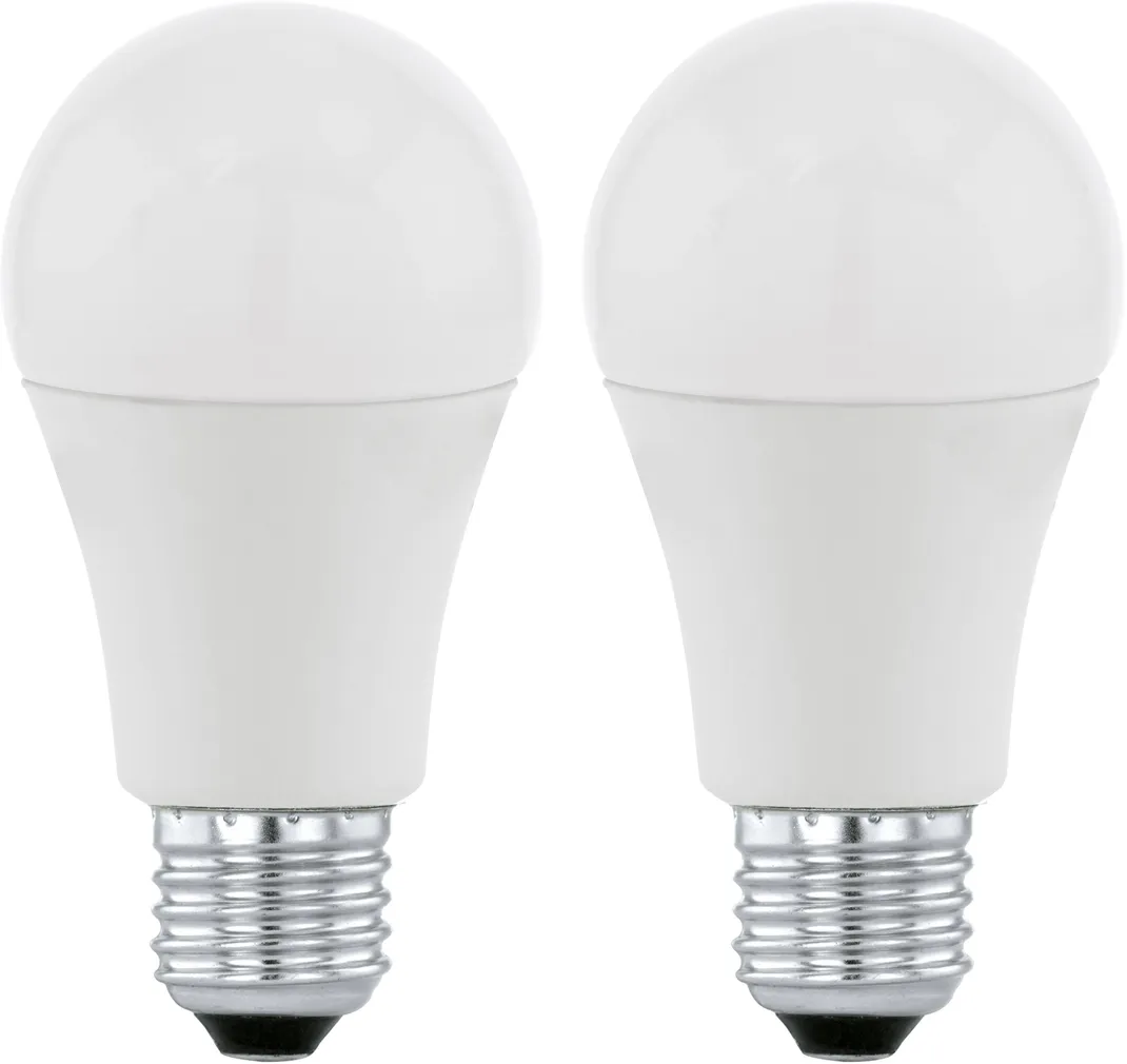 LED LAMP 11W E27 LED 3000K A60 1055LM 2TK PAKIS EGLO