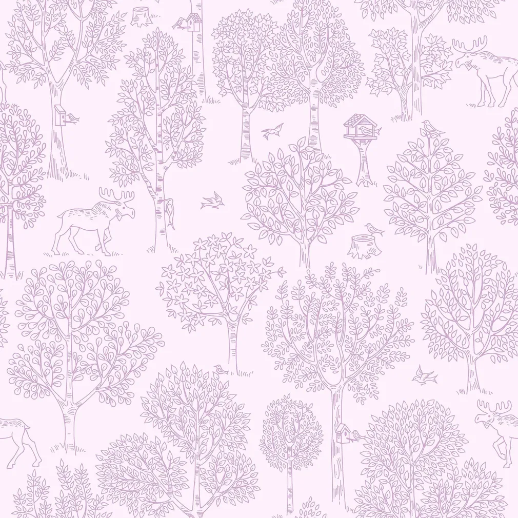 TAPEET JACK 'N ROSE JUNIOR JR3302 0,53X10,05M PUUD ROOSA TAUST