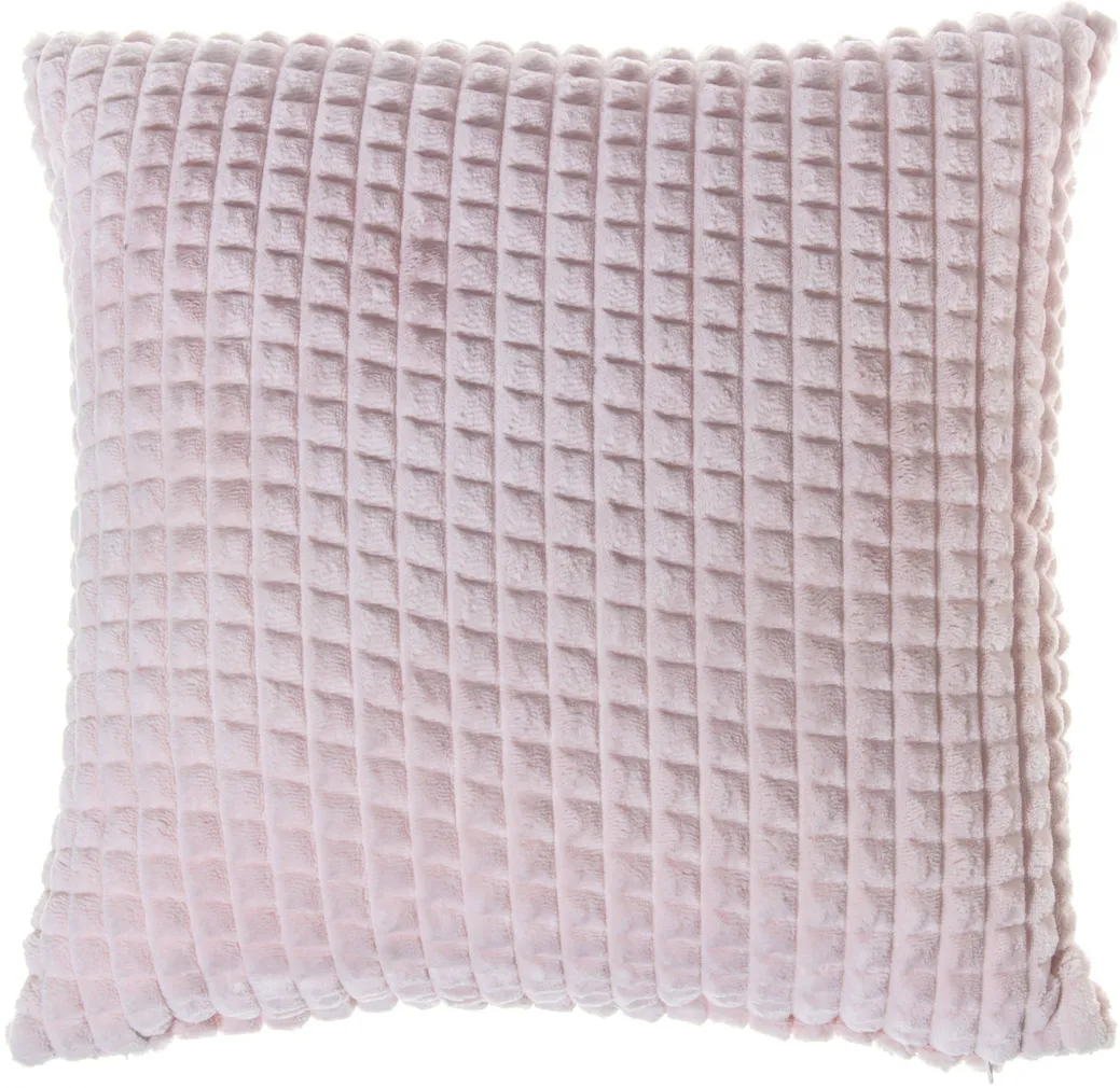 DEKORATIIVPADI 4LCOLLECTION VELOUR CHECK 45X45CM ROOSA