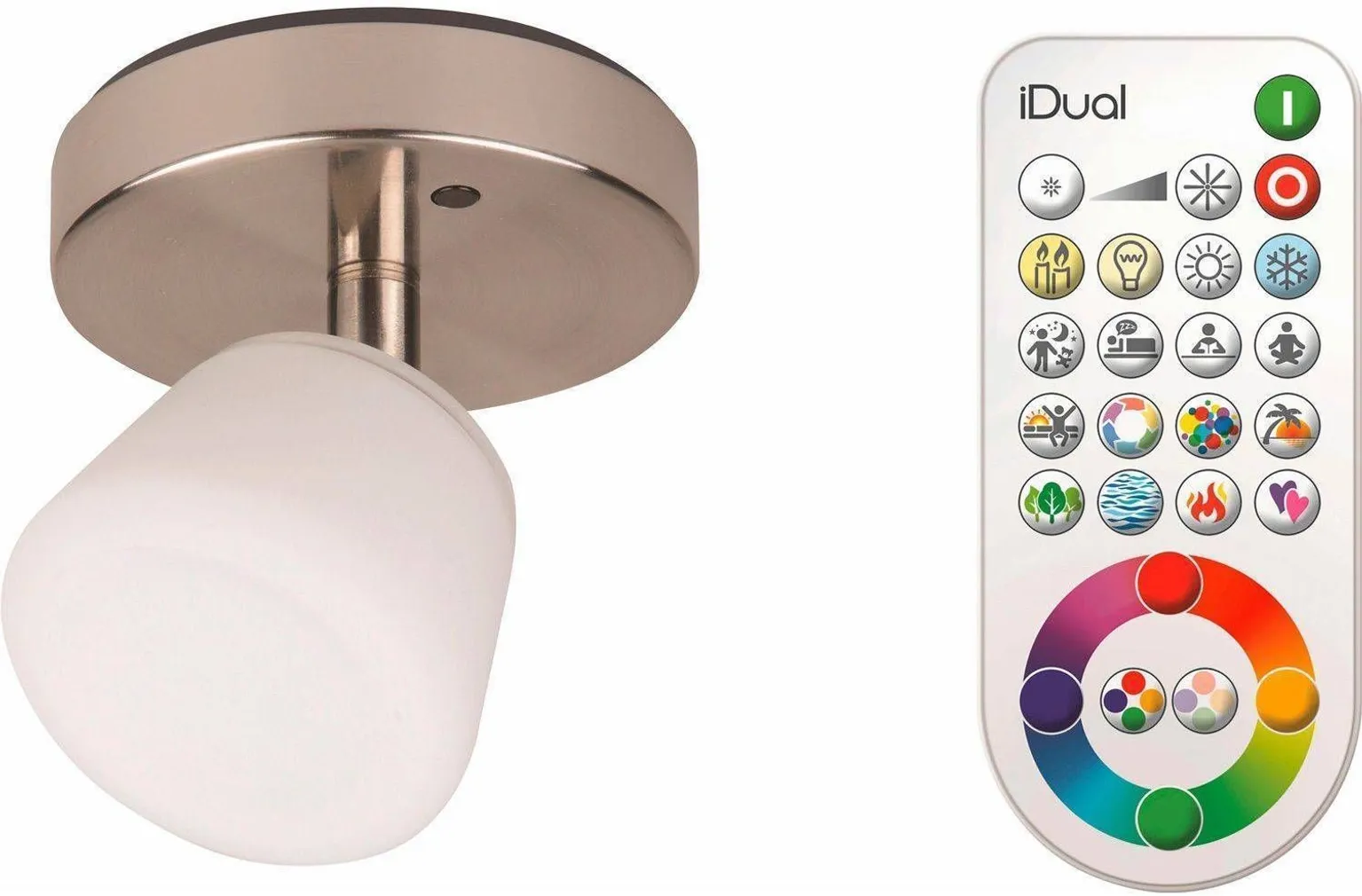 KOHTVALGUSTI EMERALD JEDI 6W LED 345LM 2200-6500K RGB PULT IDUAL