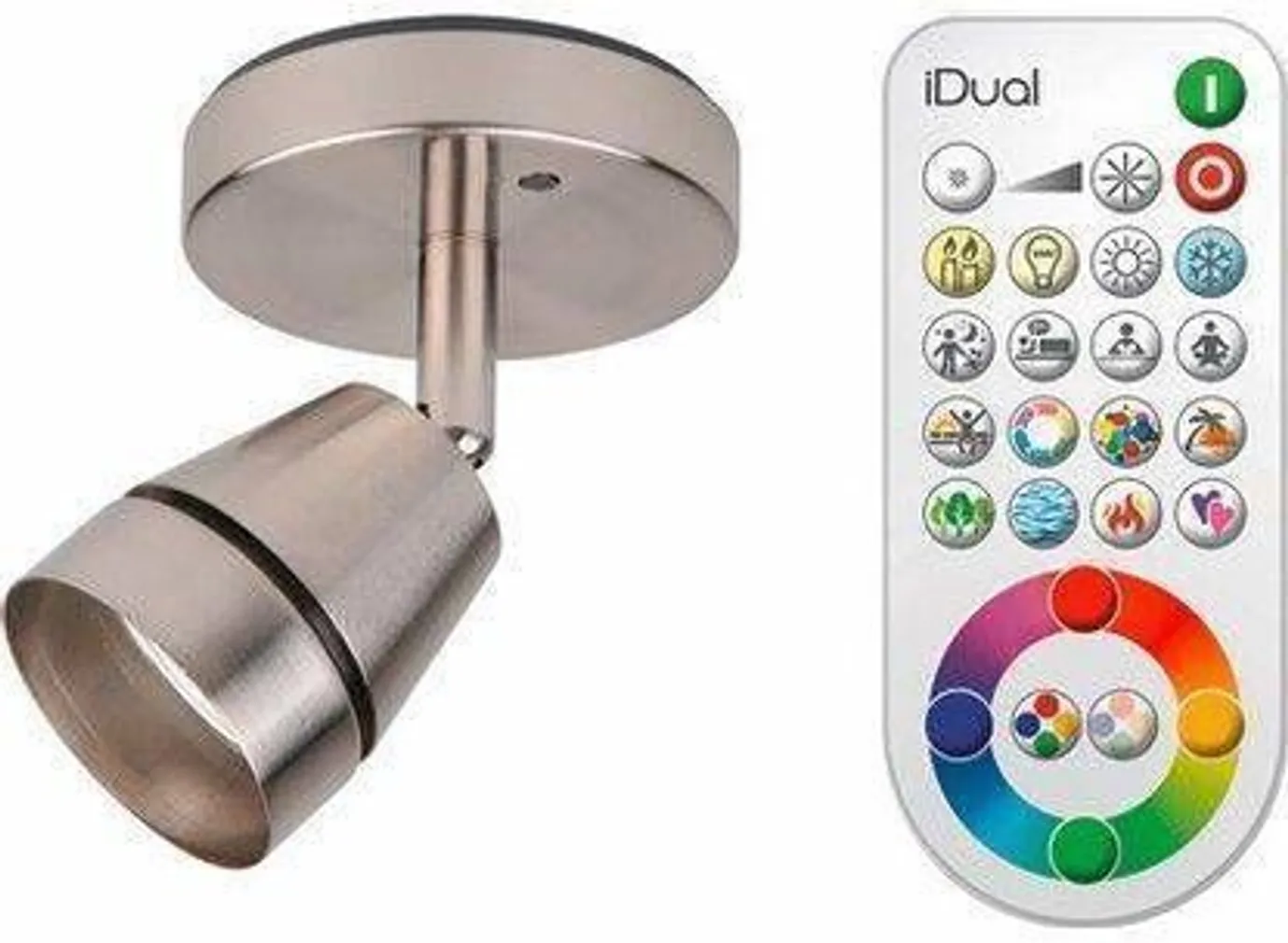 KOHTVALGUSTI IVORY JEDI 6,5W LED 345LM 2200-6500K RGB PULT IDUAL