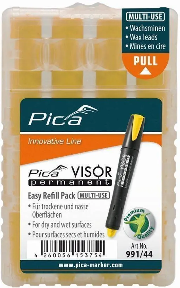 TÄITESÜSI PICA VISOR PERMANENT MARKERILE, KOLLANE