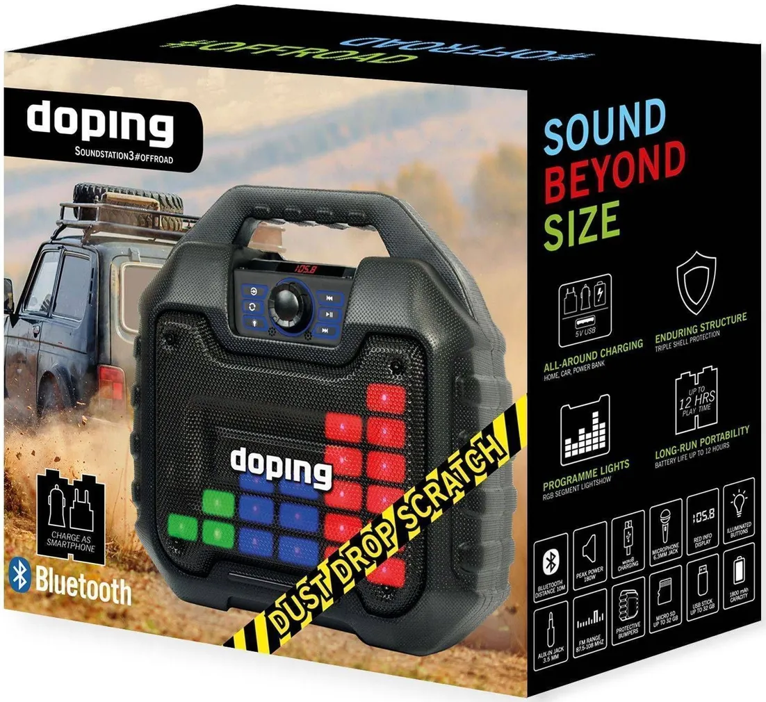 BLUETOOTH KÕLAR DOPING S3-OFFROAD