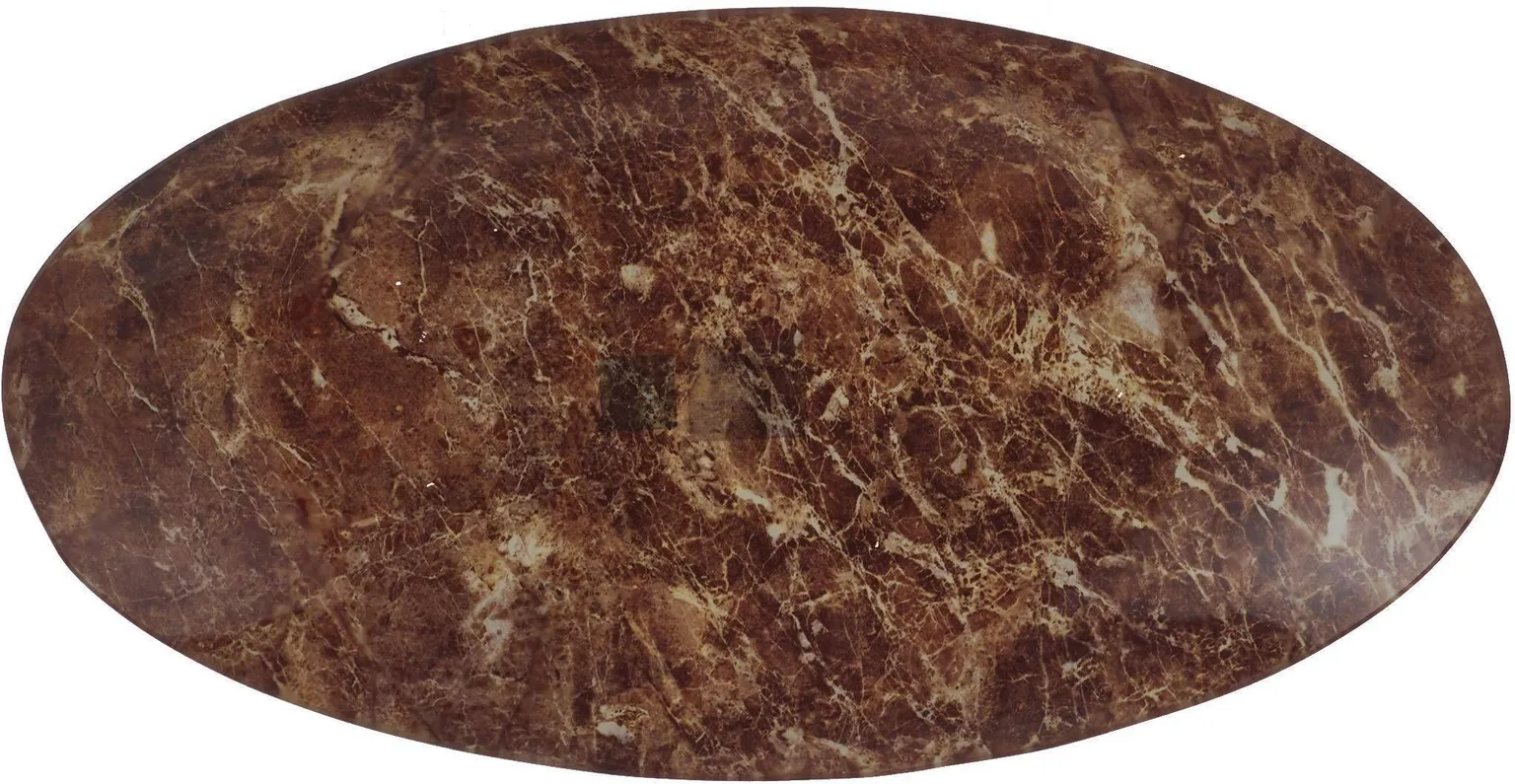 TALDRIK MICA DECORATIONS NANET 50X25,5X5CM PRUUN