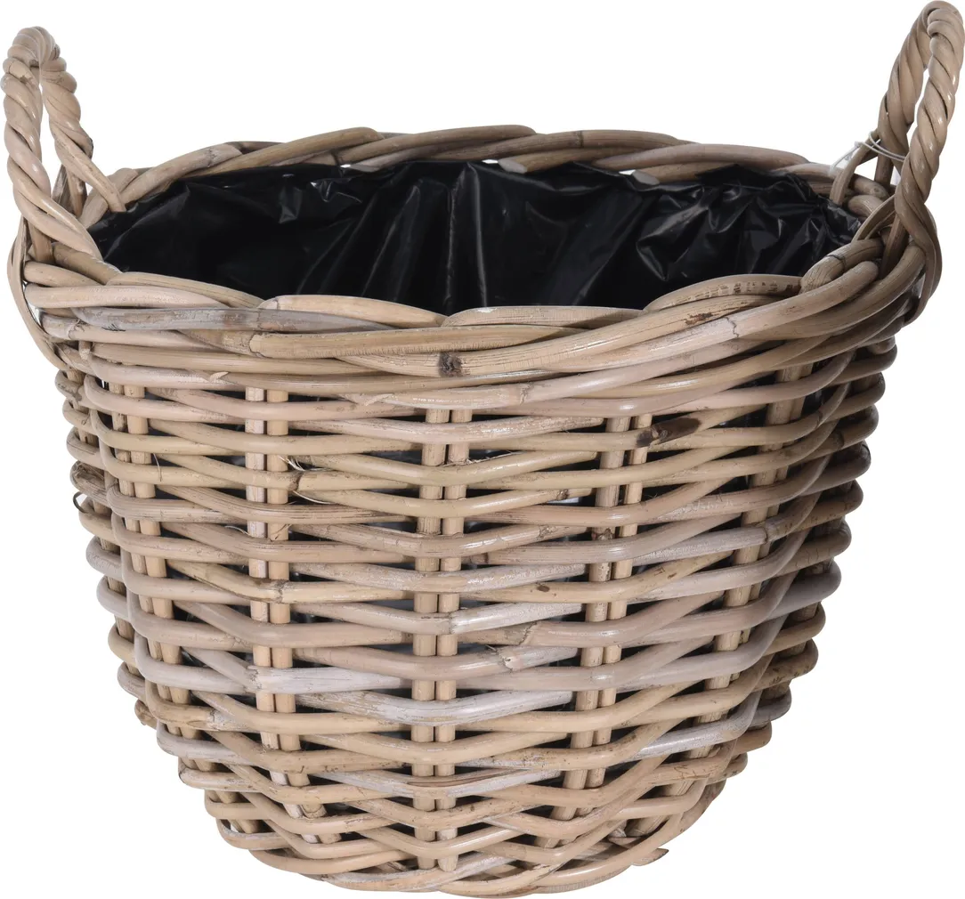 SISUSTUSKORV Ø35X25CM KUBU SANGADE JA SISEKATTEGA
