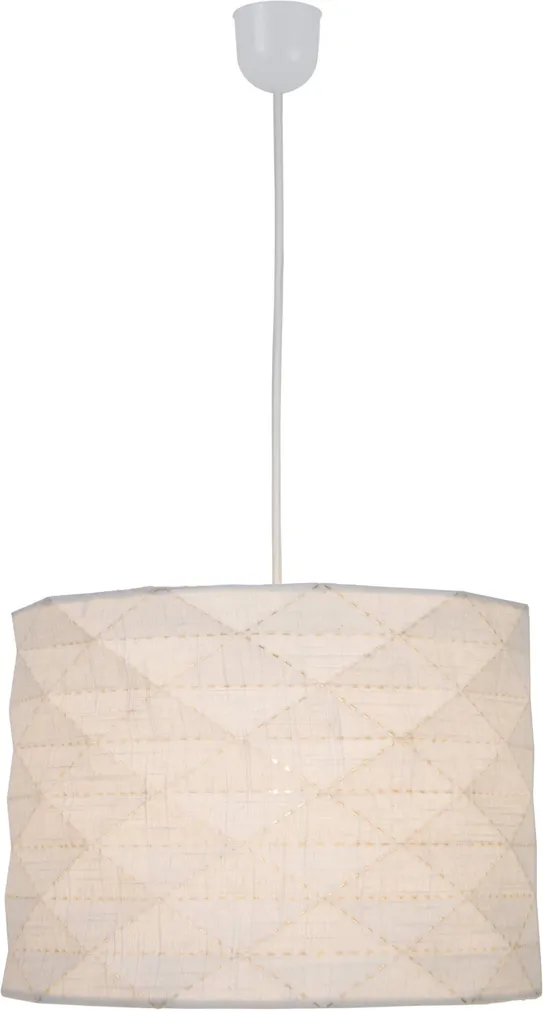 LAELAMP CREYA 60W E27 Ø30CM VALGE TEKSTIIL