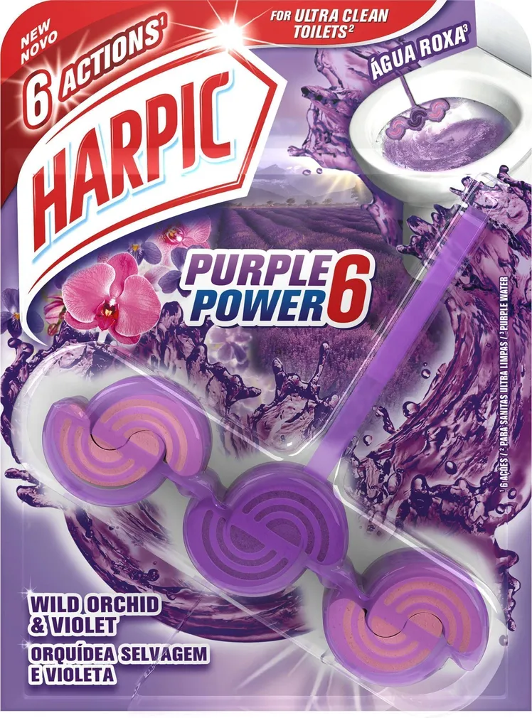 WC SEEP HARPIC PURPLE WATER 39G