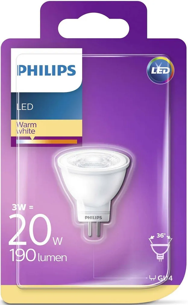 LED LAMP 3,9 -20W G4 MR11 190LM 2700K