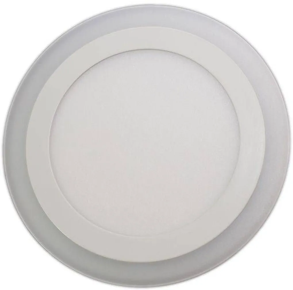 ÜMAR ALLVALGUSTI 12W+4W SUKOON VALGE SÜVISTATAV 3000K+4100K