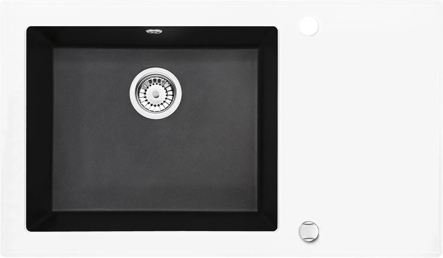 KLAAS-GRANIIT VALAMU CAPELLA DEANTE 860X500X200MM VALGE-MUST