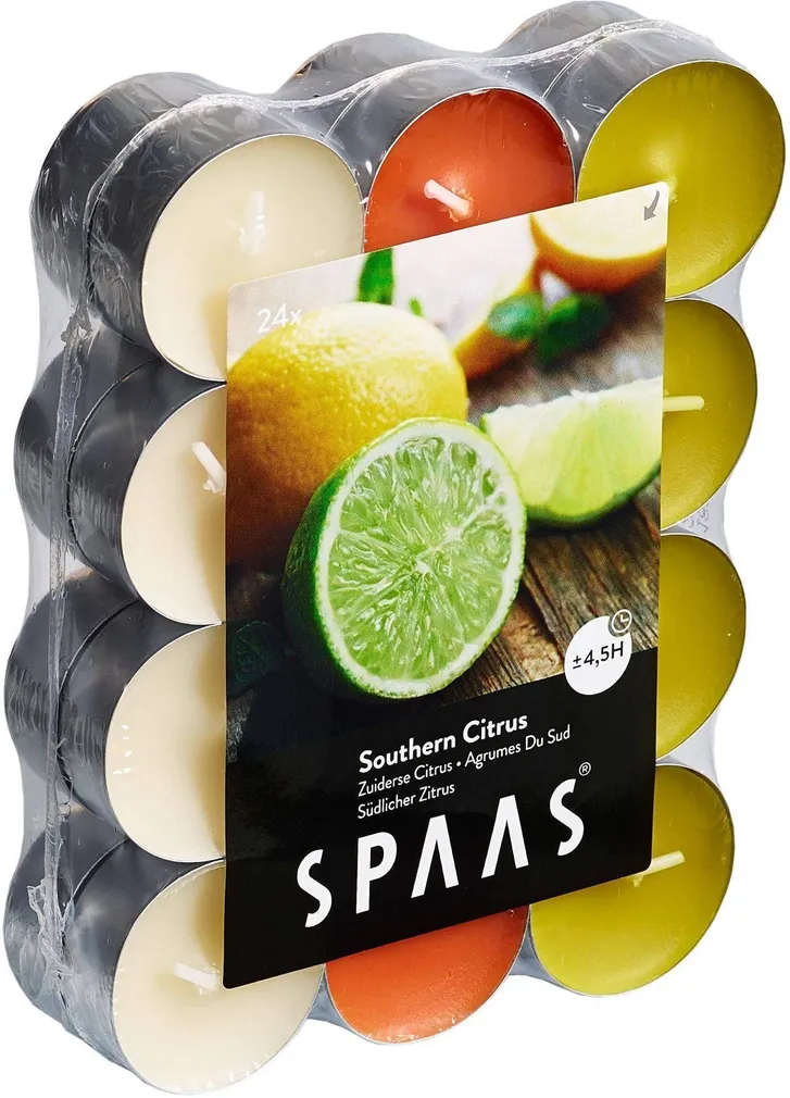 LÕHNASTATUD TEEKÜÜNAL SPAAS TSITRUSELISED 4,5H 24TK/PK