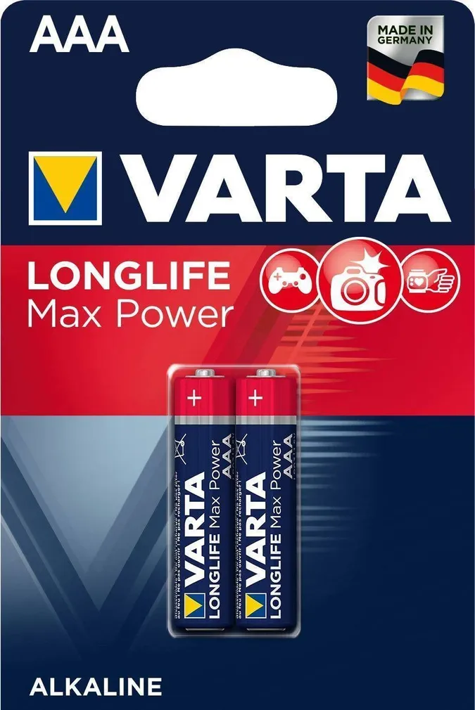 PATAREI VARTA LONGLIFE MAX POWER AAA 2TK PAKIS