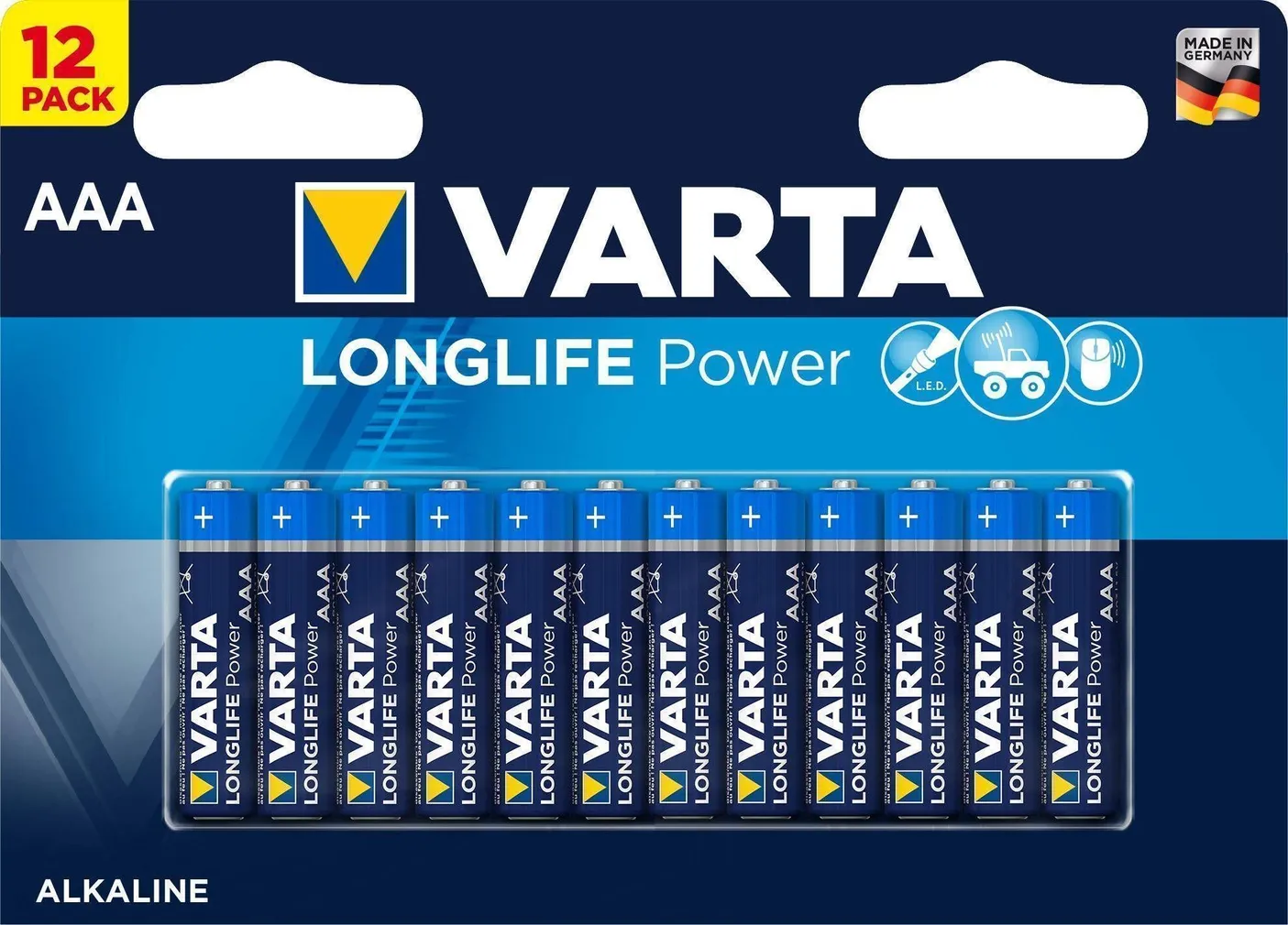 PATAREI VARTA LONGLIFE POWER AAA 12TK PAKIS