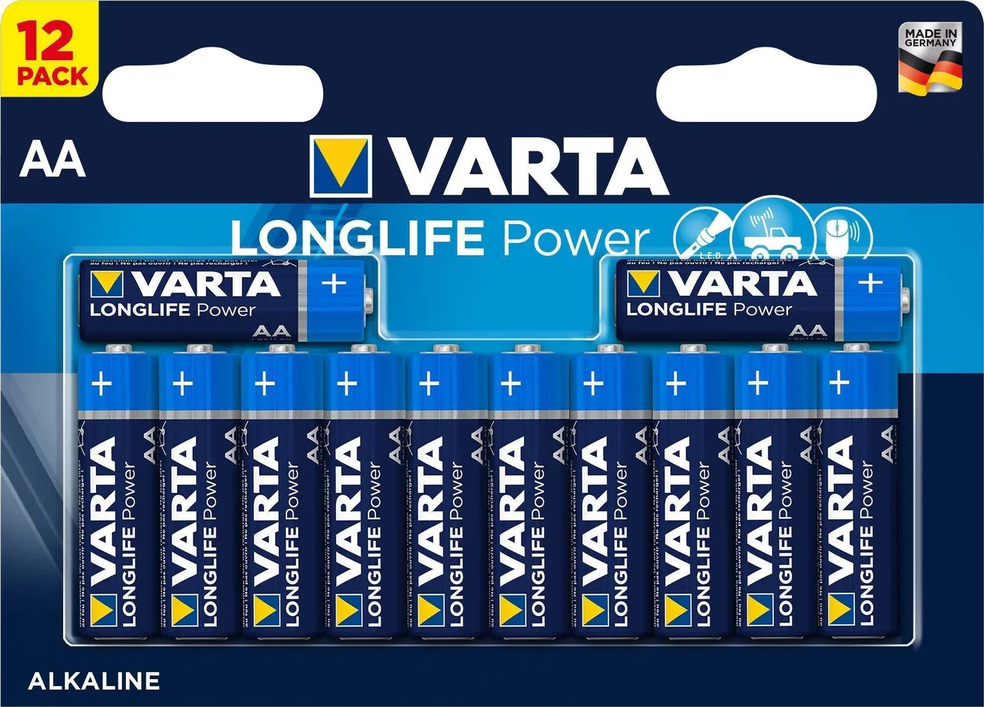 PATAREI VARTA LONGLIFE POWER AA 12TK PAKIS