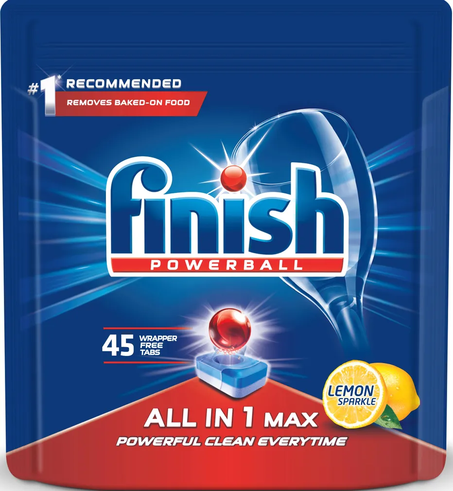 NÕUDEPESUTABLETID FINISH ALL-IN-1 MAX 45 TAB. LEMON