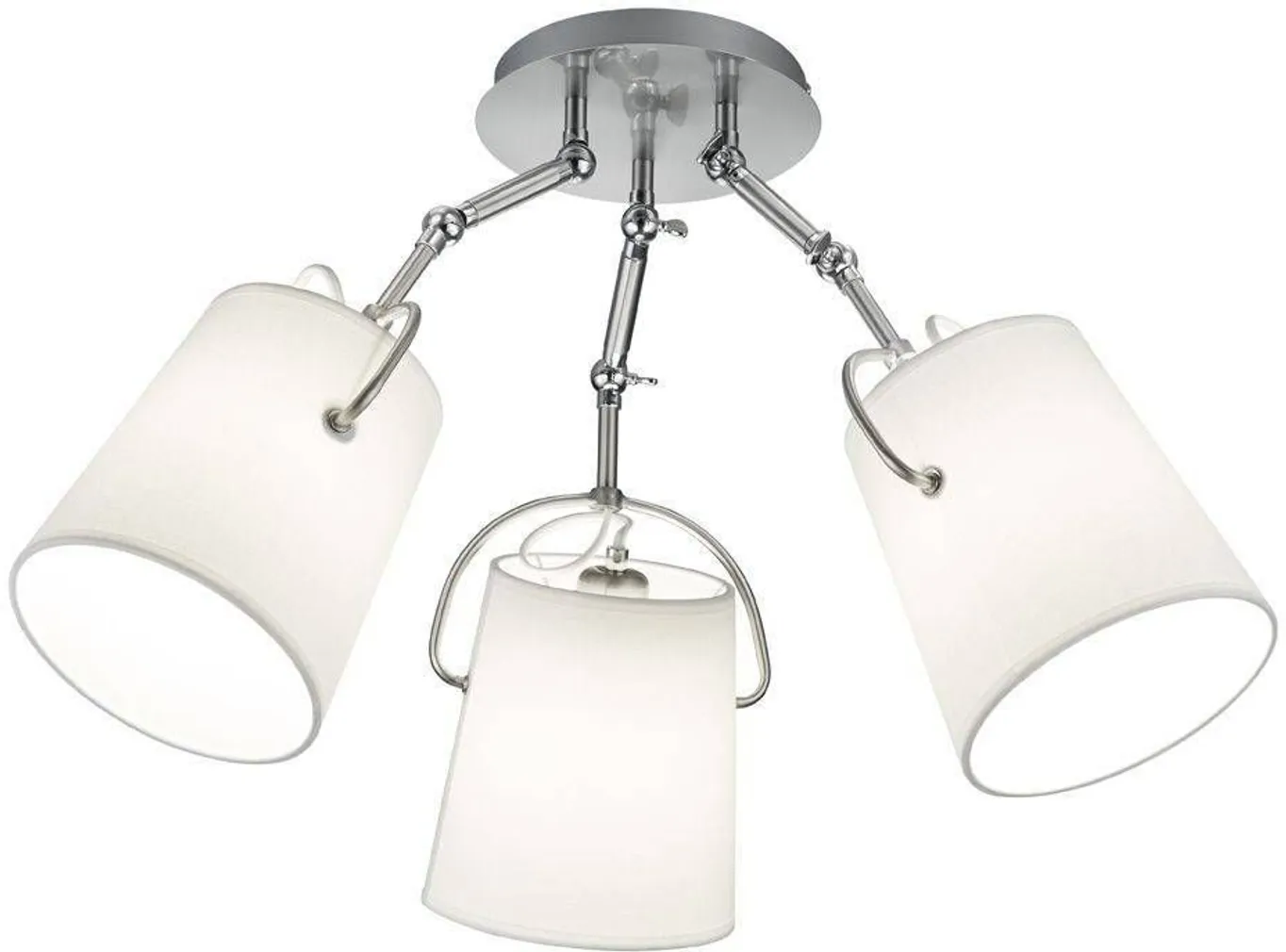 LAELAMP TRIO MERAN 3XE27 60W MATT NIKKEL/VALGE