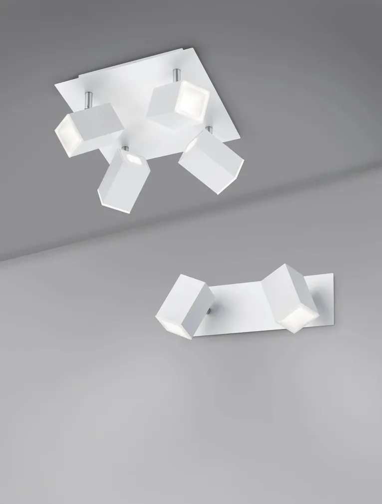 KOHTVALGUSTI TRIO LAGOS 2X6W LED VALGE