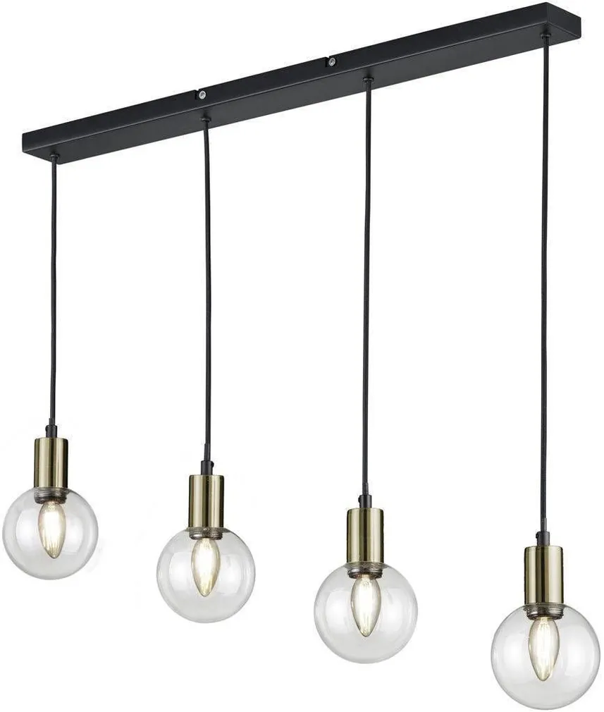 LAELAMP TRIO NACHO 4XE14 28W MATT MUST