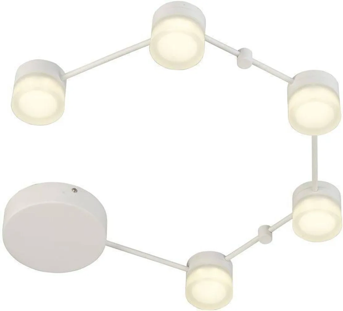 LAELAMP TRIO NASHVILLE 5X3,5W 250LM 3000K MATT VALGE