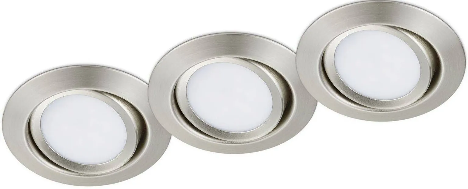 RIPPLAEVALGUSTI TRIO RILA 3X5W 370LM 3000K MATT NIKKEL 3TK PAKIS