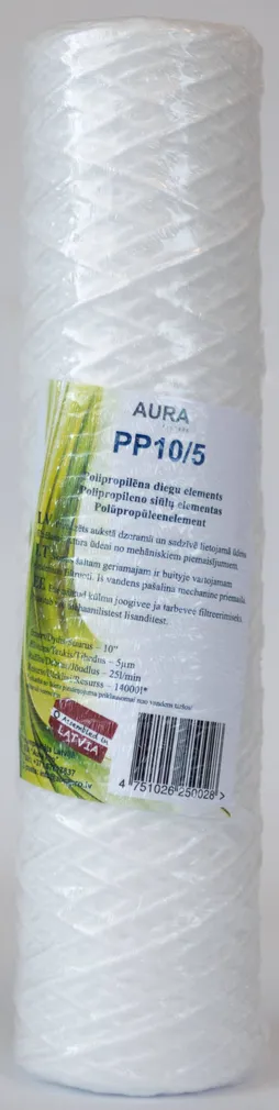 FILTRIELEMENT 10" PP-NÖÖR 1 MIKROMEETRIT