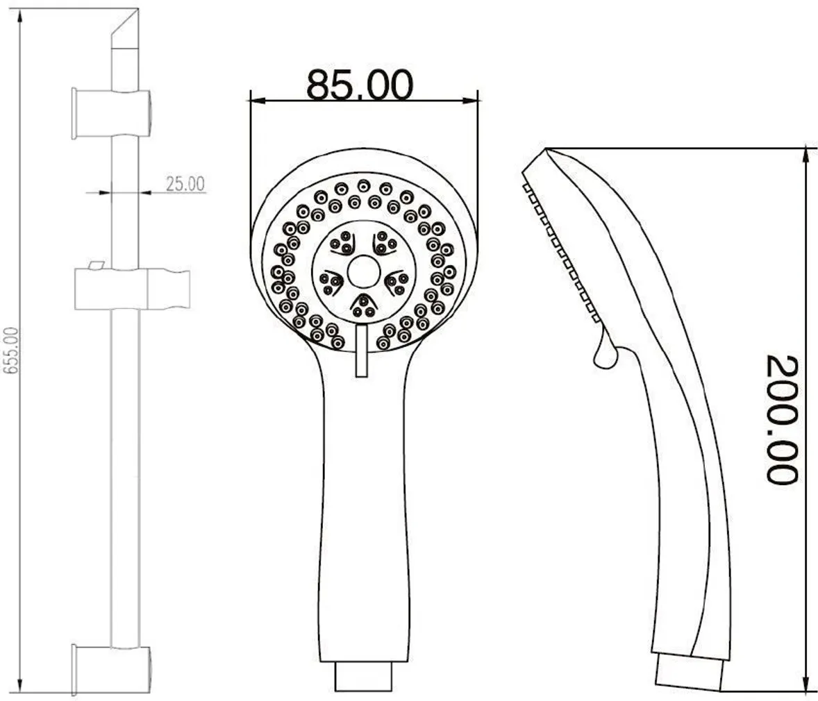 DUŠILIFT INVENA CITY 65,5CM DUŠIKOMPLEKTIGA