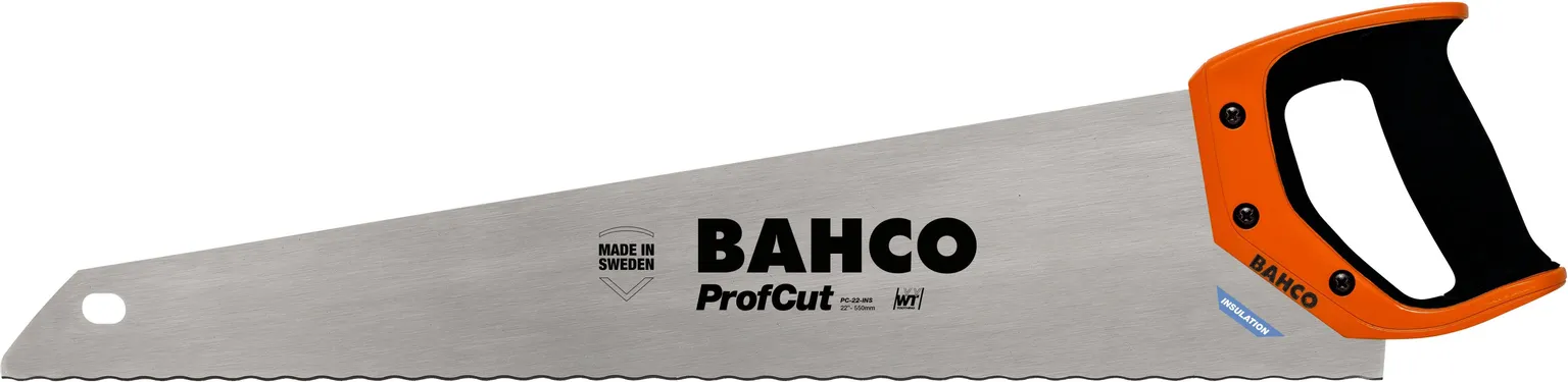 KÄSISAAG BAHCO PROFCUT ISOLATSIOONI MATERJALIDELE 22" 550MM WT