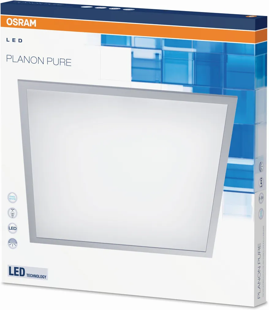 LED PANEEL PLANON PURE OSRAM 36W 4000K 60X60 