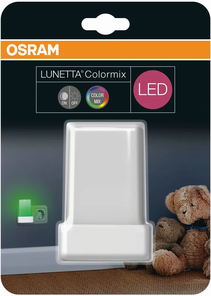 ÖÖVALGUSTI LUNETTA SHINE OSRAM 0,28W RGB 