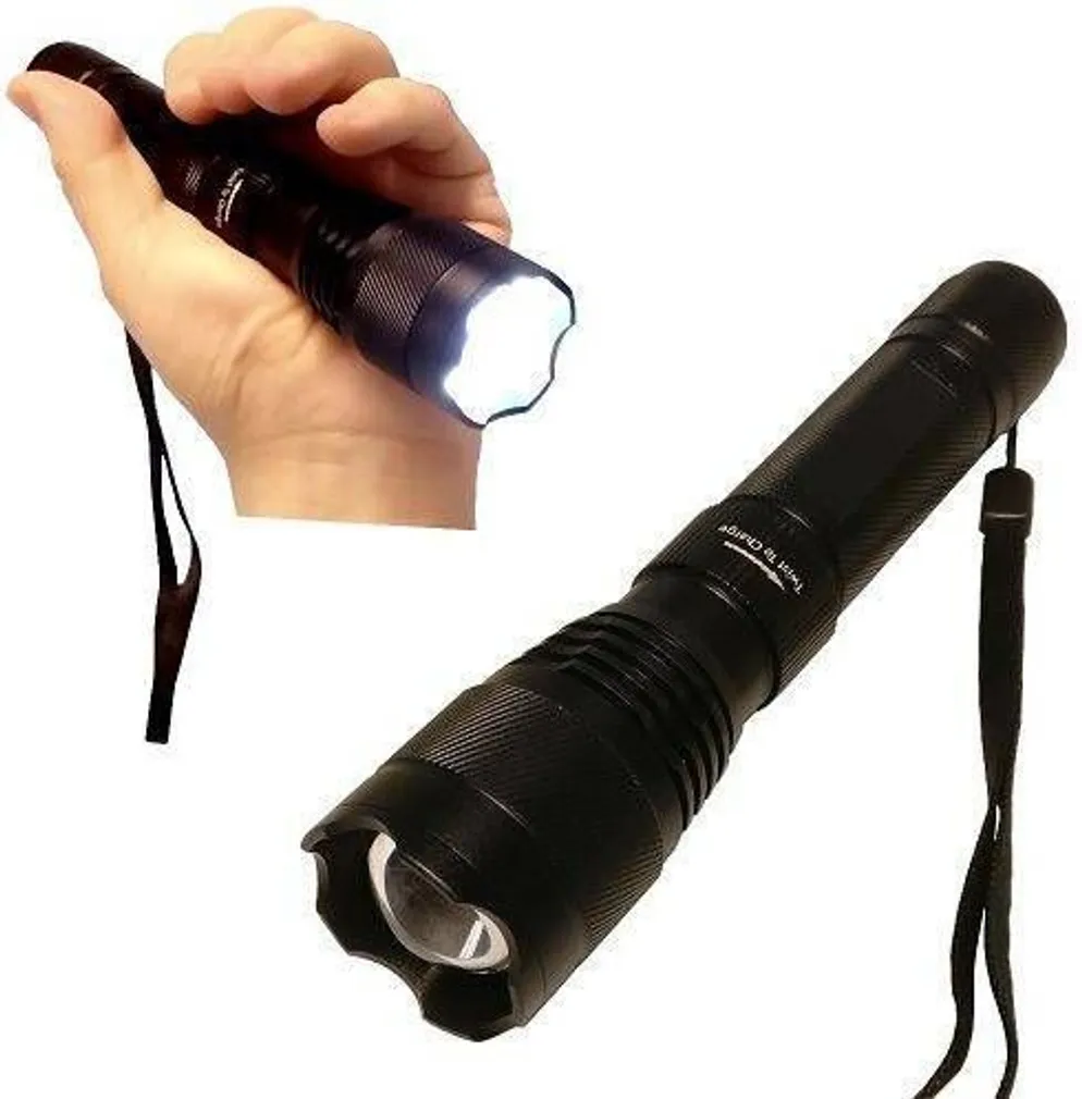 LED TASKULAMP FINBULLET 10W CREE 2000MAH USB-LAETAV
