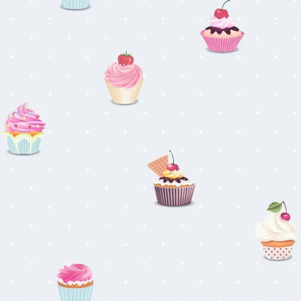 TAPEET JACK´N´ROSE CUPCAKE LL-02-04-0 HALL