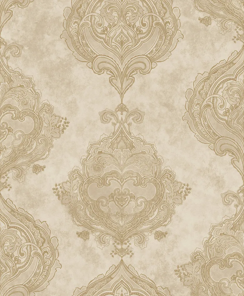 TAPEET PERSIAN CHIC OPEN PERSIAN DAMASK PC2401 BEEZ