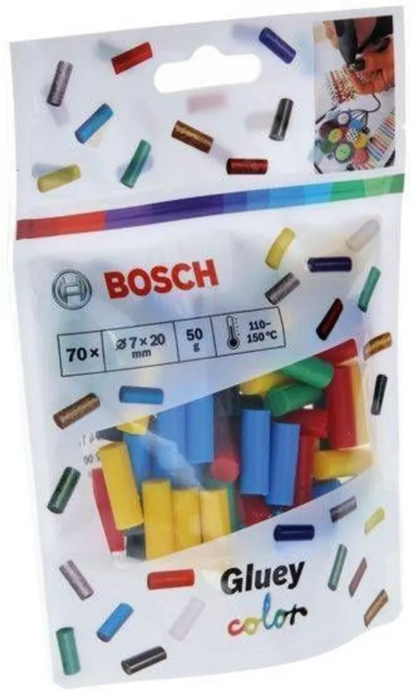 LIIM BOSCH GLUEY 20X70MM, VÄRVILINE