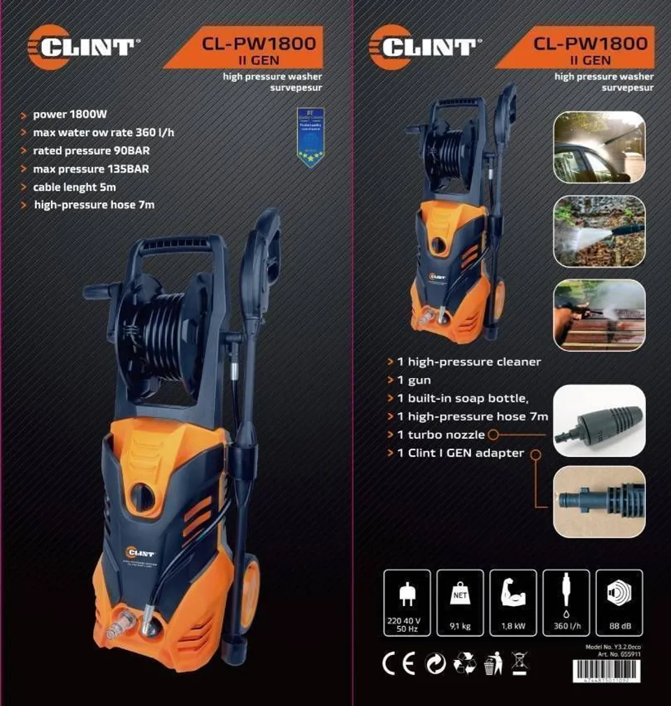 SURVEPESUR CLINT CL-PW1800 II GEN