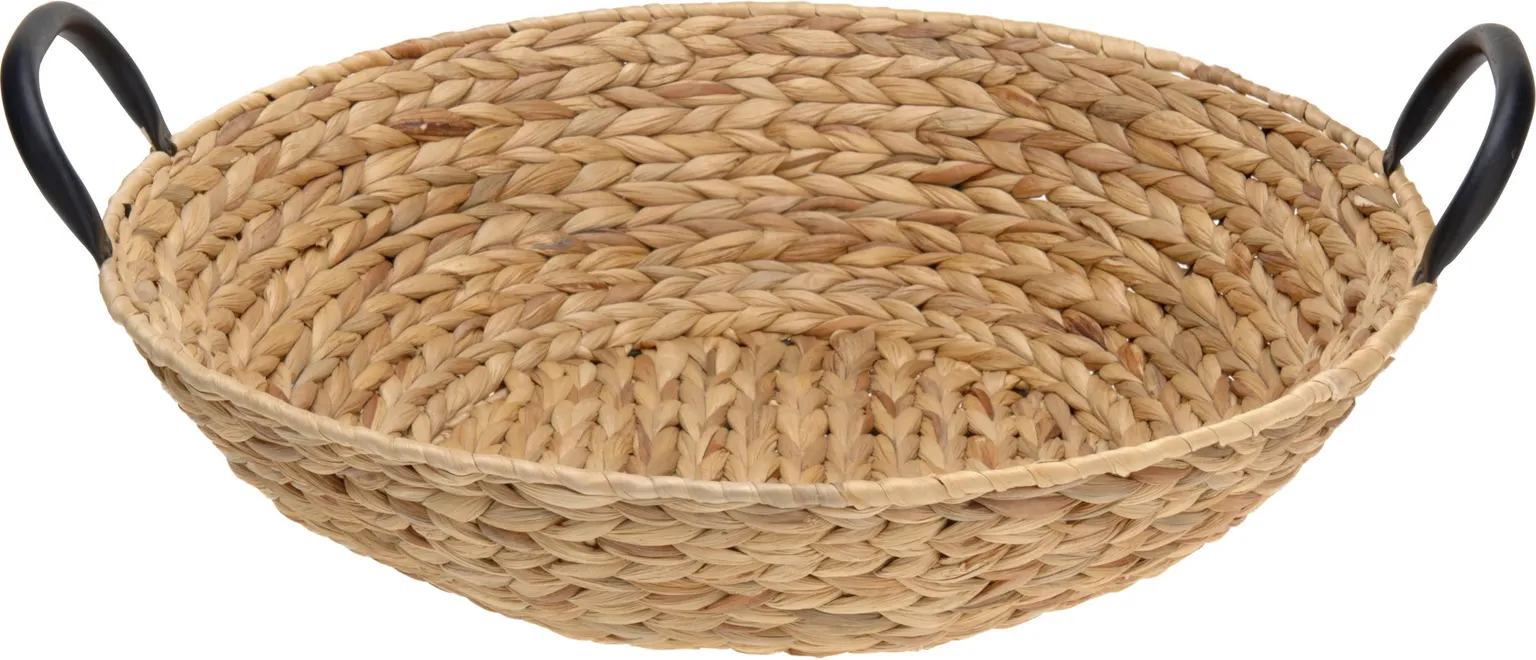 ÜMAR KORV WATERHYACINTH Ø44,5X10,5CM METALL SANGAD