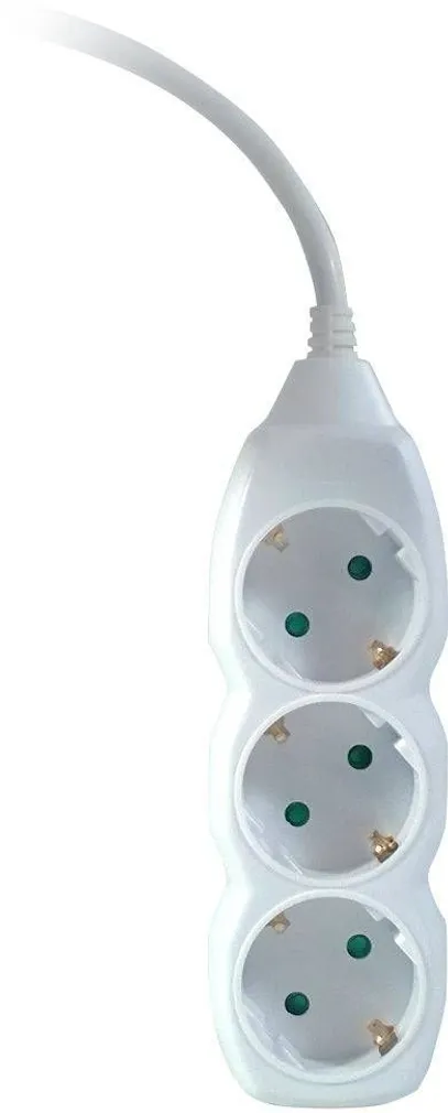PIKENDUSJUHE ELECTRALINE 3M 3 PESA 3X1,0MM² VALGE
