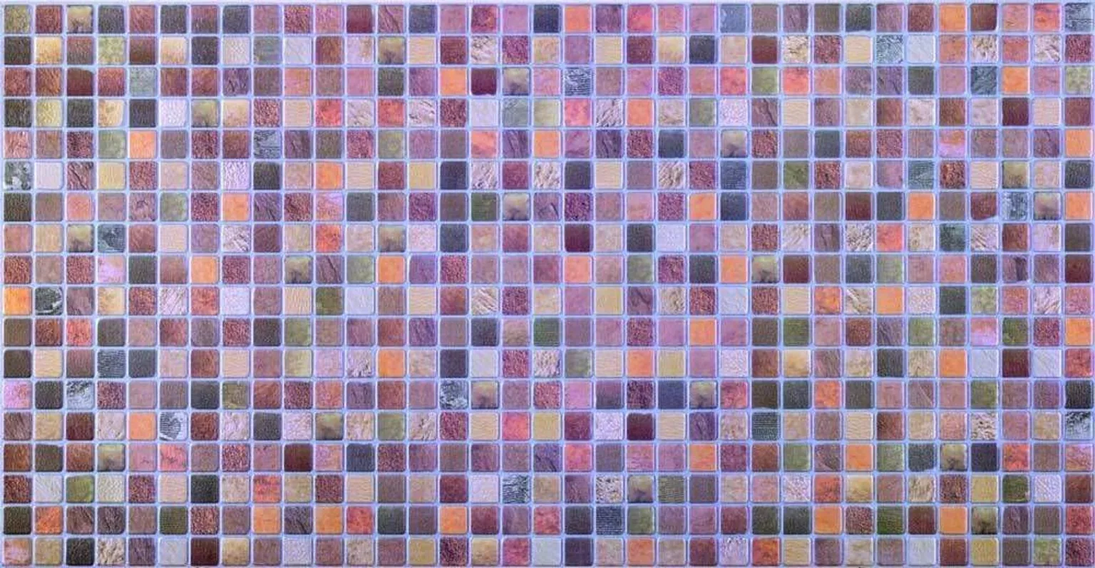 SEINAPANEEL LLC REGUL PVC RELJEEF 48X95CM MOSAIIK ANTIIK PRUUN