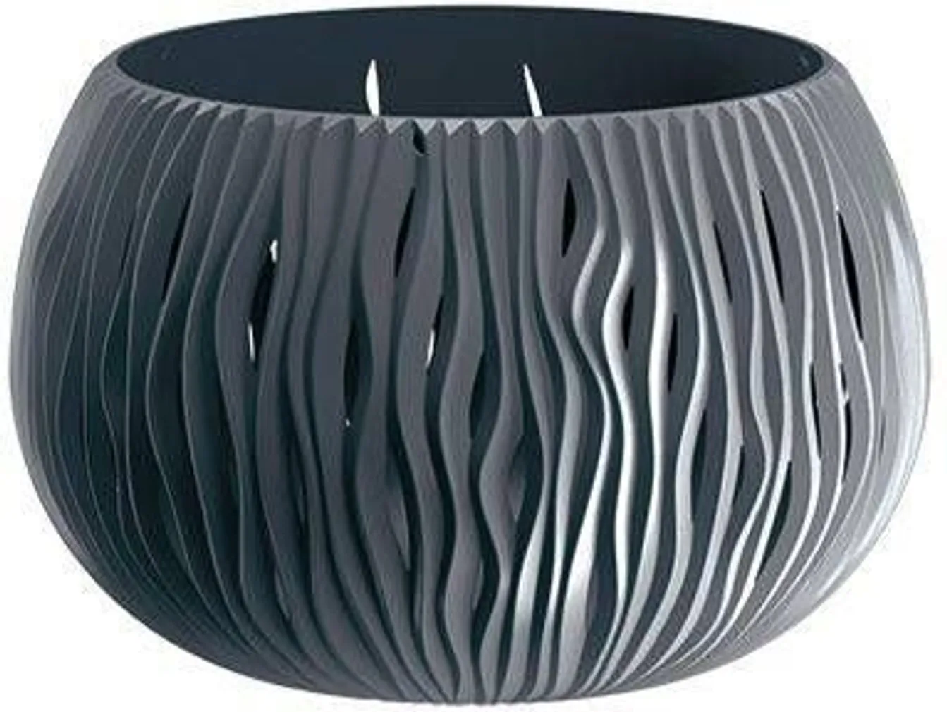 LILLEPOTIÜMBRIS PROSPERPLAST SANDY BOWL BASIC PLASTIK Ø37CM ANTRATSIIT