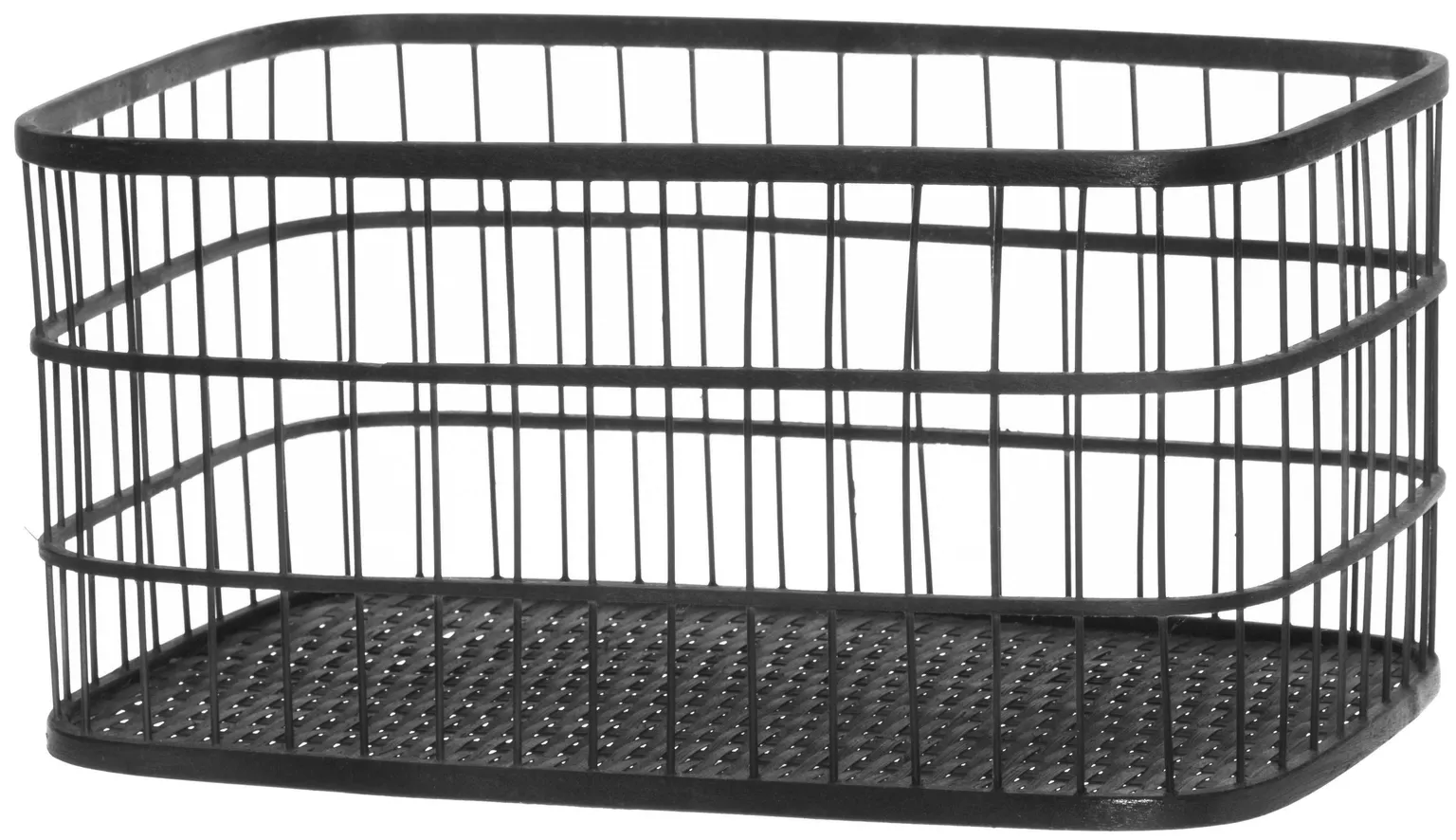 SISUSTUSKORV 4LIVING 40X26X19CM BAMBUS MUST