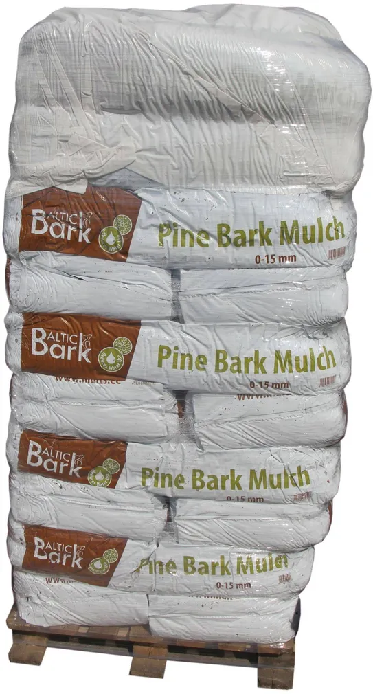 MÄNNIKOOREMULTŠ BALTIC BARK 0-15MM 70L, ALUSEL 36 KOTTI