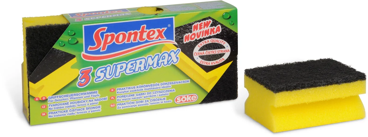 KÜÜRIMISSVAMM SPONTEX SUPERMAX 3TK PAKIS