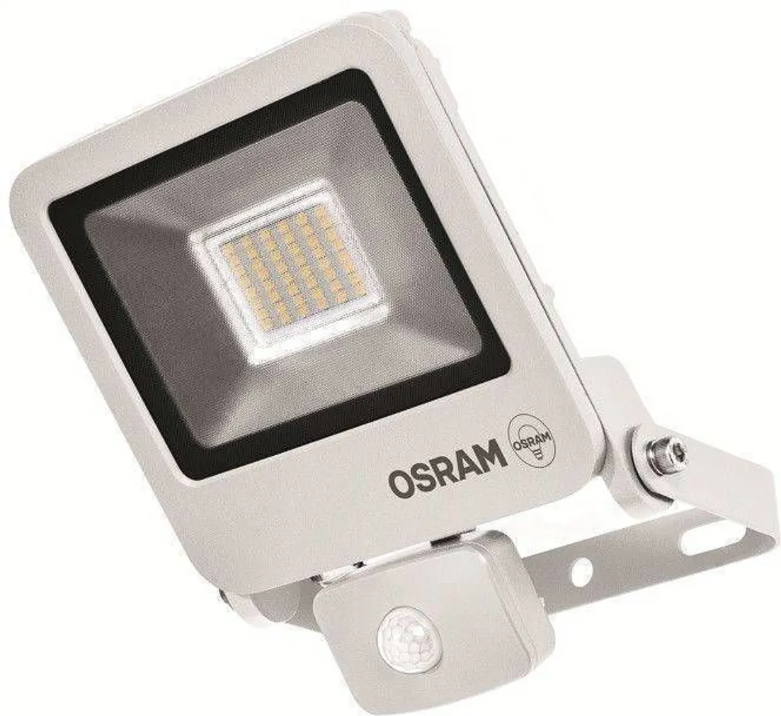 LED PROŽEKTOR OSRAM 20W 1500LM 3000K LIIKUMISANDURIGA VALGE