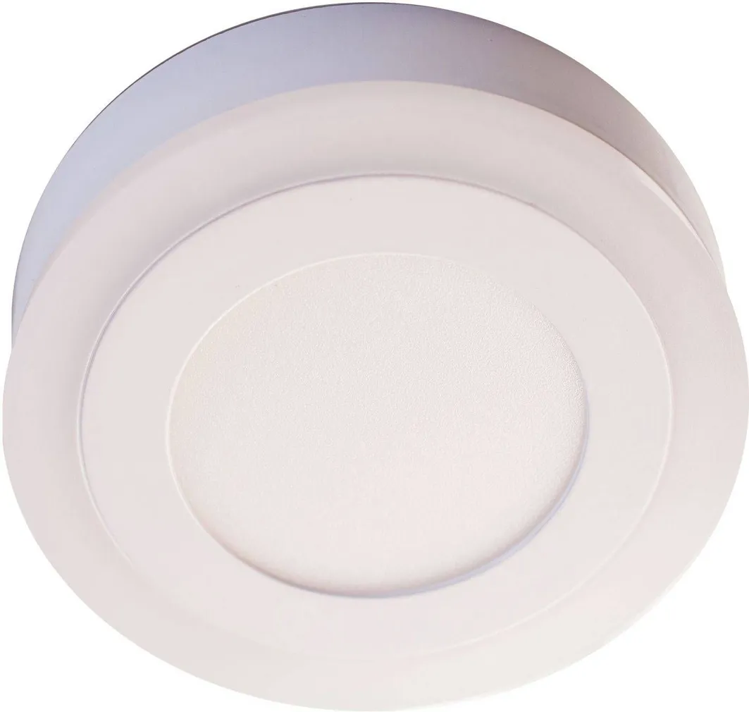 ALLVALGUSTII 6W+3W LED ÜMAR VALGE PINNAPEALNE 3000K+4100K