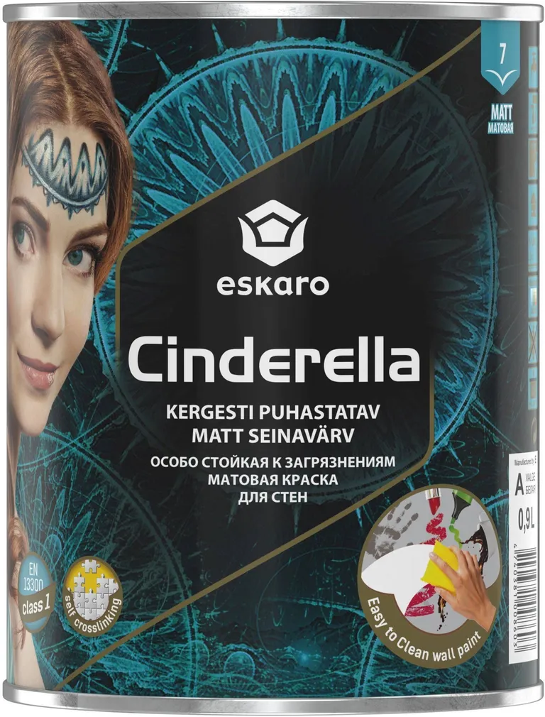 SEINAVÄRV ESKARO CINDERELLA 0,9L VALGE MATT