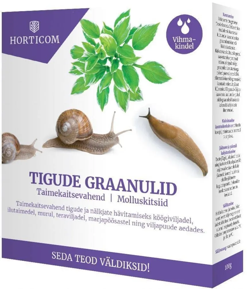 TIGUDE TÕRJEGRAANULID HORTICOM 100G