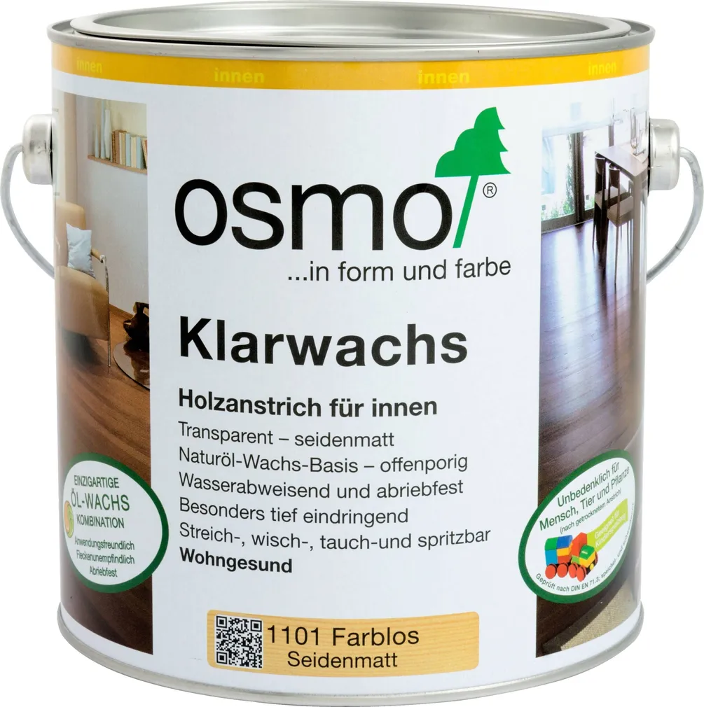 ÕLIVAHA VÄÄRISPUIDULE OSMO 0,75L 1011 VÄRVITU SIIDMATT
