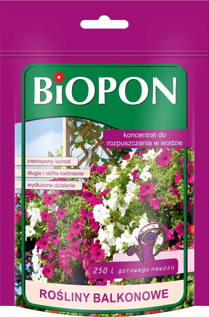 VEESLAHUSTUV VÄETISKONTSENTRAAT BIOPON RÕDUTAIMEDELE 250G