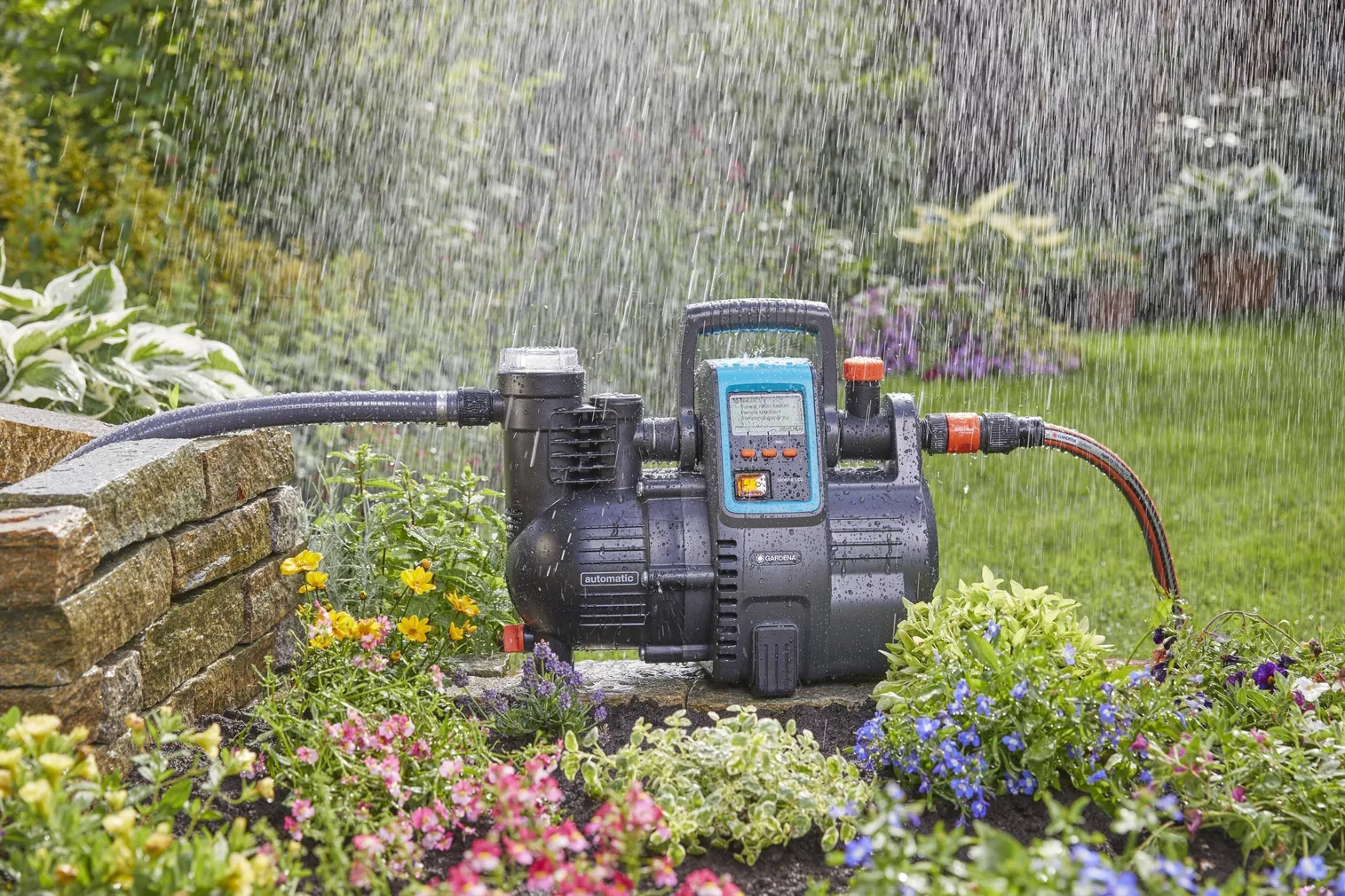 KASTMISPUMP GARDENA 5000/5 LCD 1300W 5000L/H 8/50M