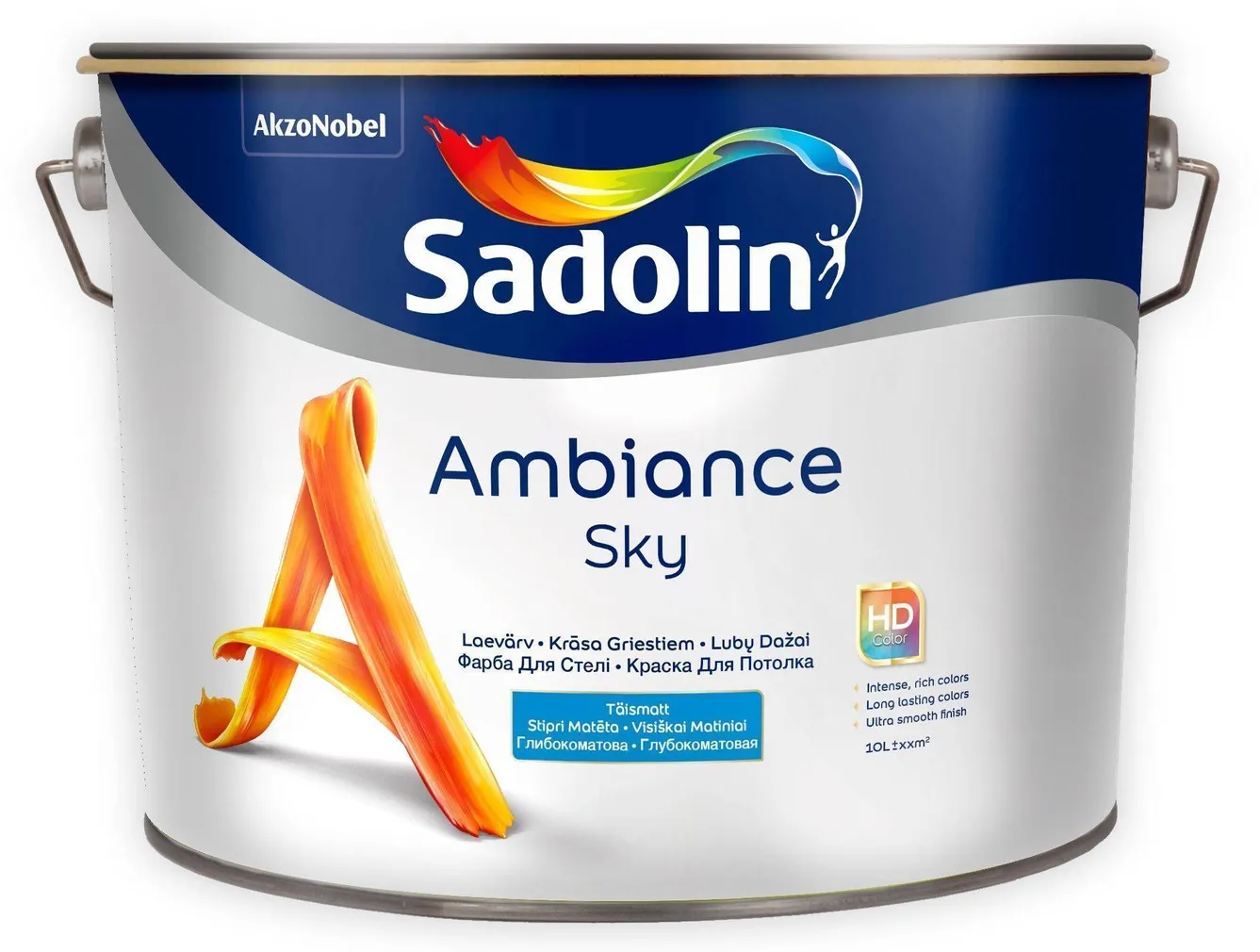 LAEVÄRV SADOLIN AMBIANCE SKY 10L VALGE TÄISMATT