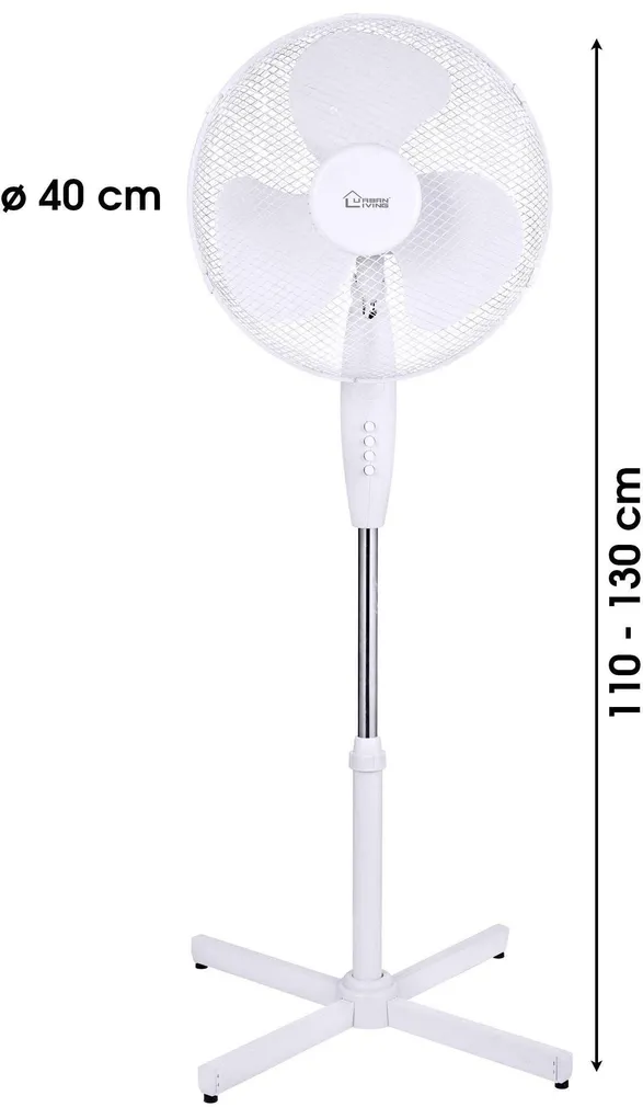PÕRANDAVENTILAATOR URBAN LIVING 16"/40CM 45W